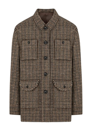 Blazé Milano Tayrona Lokai check-pattern jacket - Brown