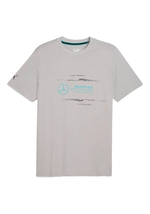 PUMA x Mercedes AMG Petronas F1 Team logo-print T-shirt - Grey