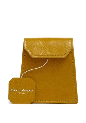 Maison Margiela tea-bag flap wallet - Yellow