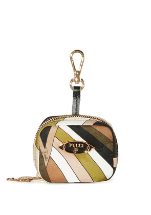 PUCCI Iride-print AirPods case - Green