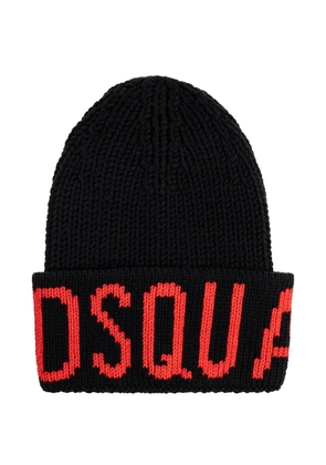 DSQUARED2 knitted beanie - Black