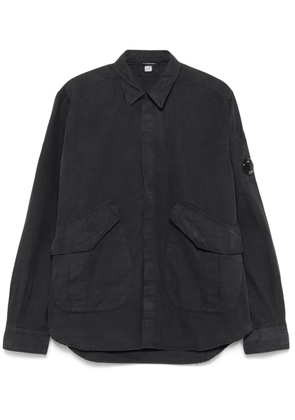 C.P. Company Microreps Diamond Peach overshirt - Black
