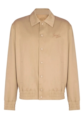 Balmain canvas bomber jacket - Neutrals