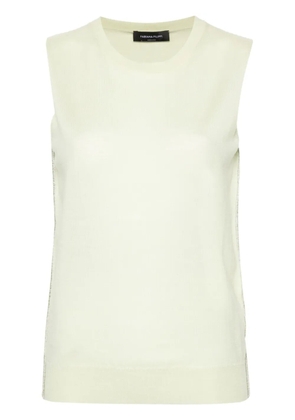 Fabiana Filippi sleeveless knitted top - Green