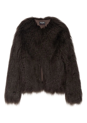 Zadig&Voltaire shaggy faux-fur coat - Brown