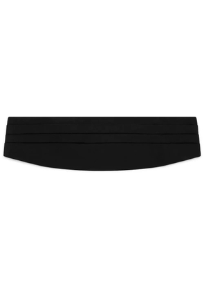 Dolce & Gabbana pleated silk cummerbund - Black