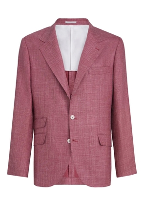 Brunello Cucinelli single-breasted blazer - Pink