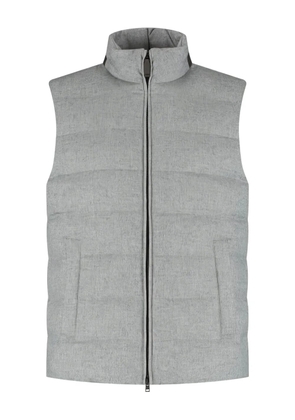 Herno quilted wool gilet - Grey