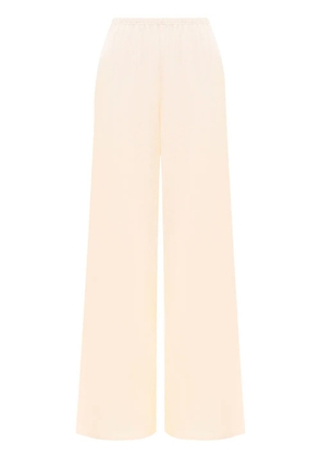 12 STOREEZ silk-jersey wide-leg trousers - Neutrals