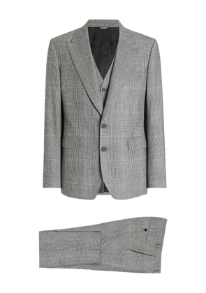 Dolce & Gabbana check-pattern three-piece suit - Grey