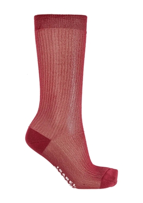 ISABEL MARANT ribbed-knit socks - Red