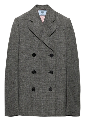 Prada Prince of Wales checked blazer - Grey