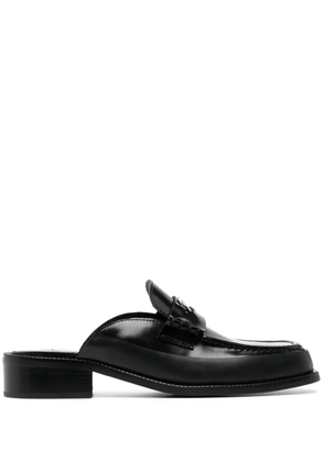 MISBHV Brutalist slip-on leather loafers - Black