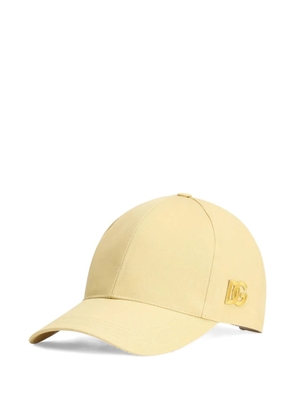 Dolce & Gabbana cotton-blend baseball cap - Yellow