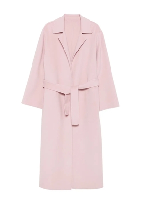 Alberta Ferretti belted lapels coat - Pink