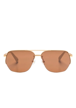Jacquemus The Aviador sunglasses - Gold