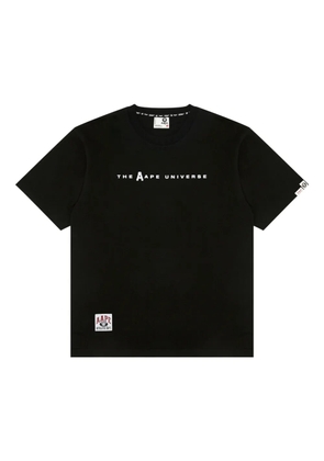 AAPE BY *A BATHING APE® logo T-shirt - Black
