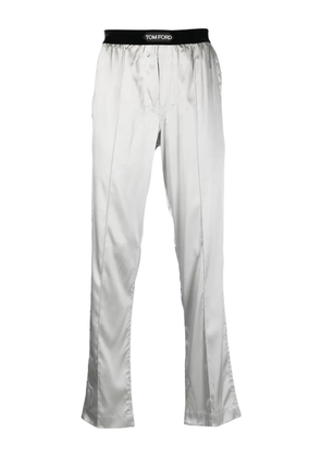 TOM FORD logo-waistband lounge pants - Grey