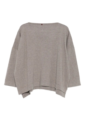 Daniela Gregis boat-neck sweater - Neutrals