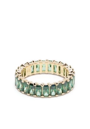 Swarovski Matrix crystal-embellished ring - Green