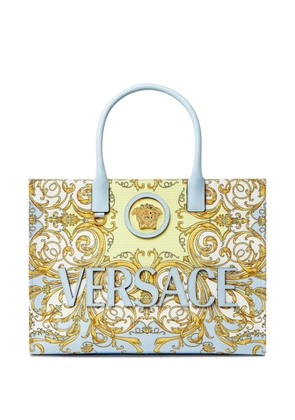 Versace Medusa Barocco-print tote bag - Blue