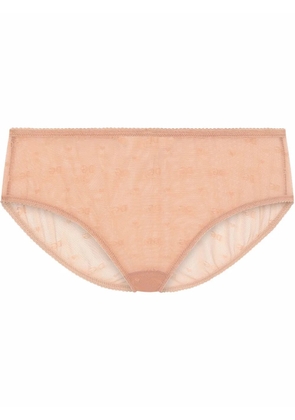 Dolce & Gabbana Jacquard Tulle briefs - Pink