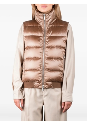 Moorer LAYRE-HC hooded padded jacket - Neutrals