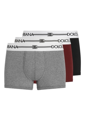 Dolce & Gabbana logo-waistband boxers (pack of three) - Grey