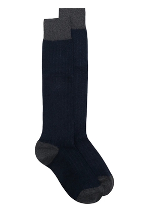 Altea two-tone mid-length socks - Blue