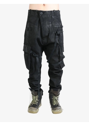Boris Bidjan Saberi cargo trousers - Black