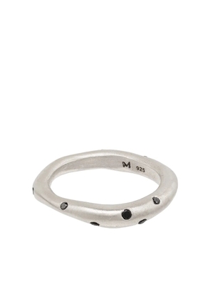 M.Cohen crystal detail ring - Silver