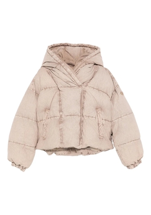 Diesel hooded padded jacket - Neutrals
