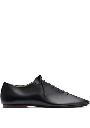 LEMAIRE Souris leather lace-up derby shoes - Black