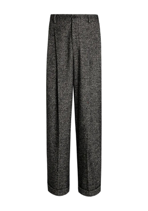 Dolce & Gabbana herringbone pleated trousers - Grey