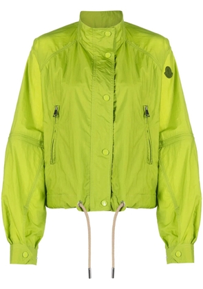 Moncler high-neck lightweight jacket - Green
