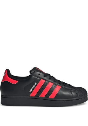 adidas striped superstar low-tops - Black
