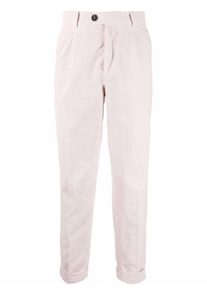 Brunello Cucinelli slim-fit corduroy trousers - Pink
