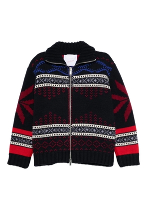 Giada Benincasa zip-up cardigan - Blue