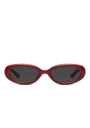 Maison Margiela x Gentle Monster oval-frame sunglasses - Red