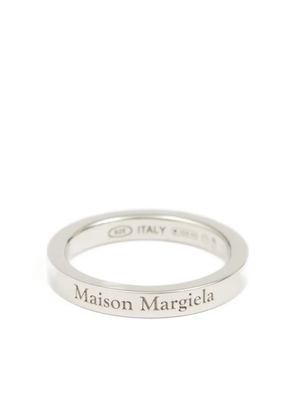 Maison Margiela logo-reference ring - Silver