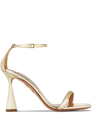 Aquazzura 95mm Hot sandals - Gold