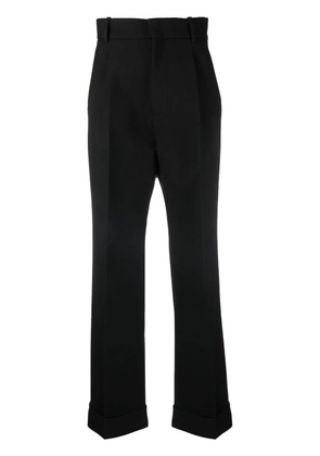 Gucci high-waisted wool trousers - Black