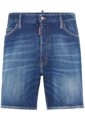 DSQUARED2 stretch-cotton denim shorts - Blue