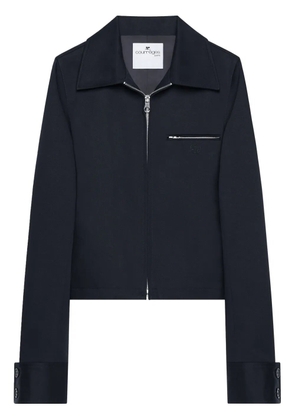 Courrèges martingale shirt jacket - Blue