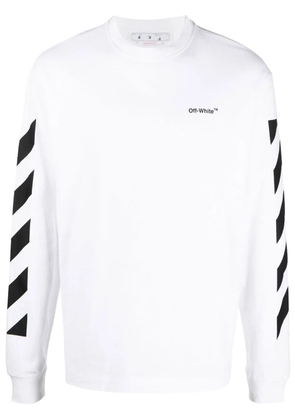 Off-White logo-print long-sleeve T-shirt