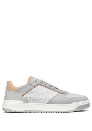 Brunello Cucinelli logo-patch leather sneakers - White