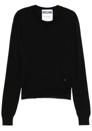 Moschino fine-knit sweater - Black