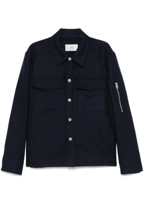 AMI Paris virgin wool shirt - Blue