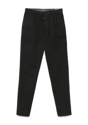 Brunello Cucinelli cotton straight-leg trousers - Black