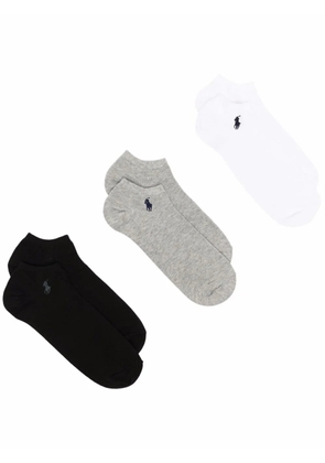 Polo Ralph Lauren Polo Pony ankle sock set - Black